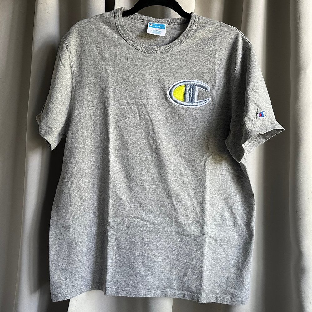 MENS champion embroidered t-shirt